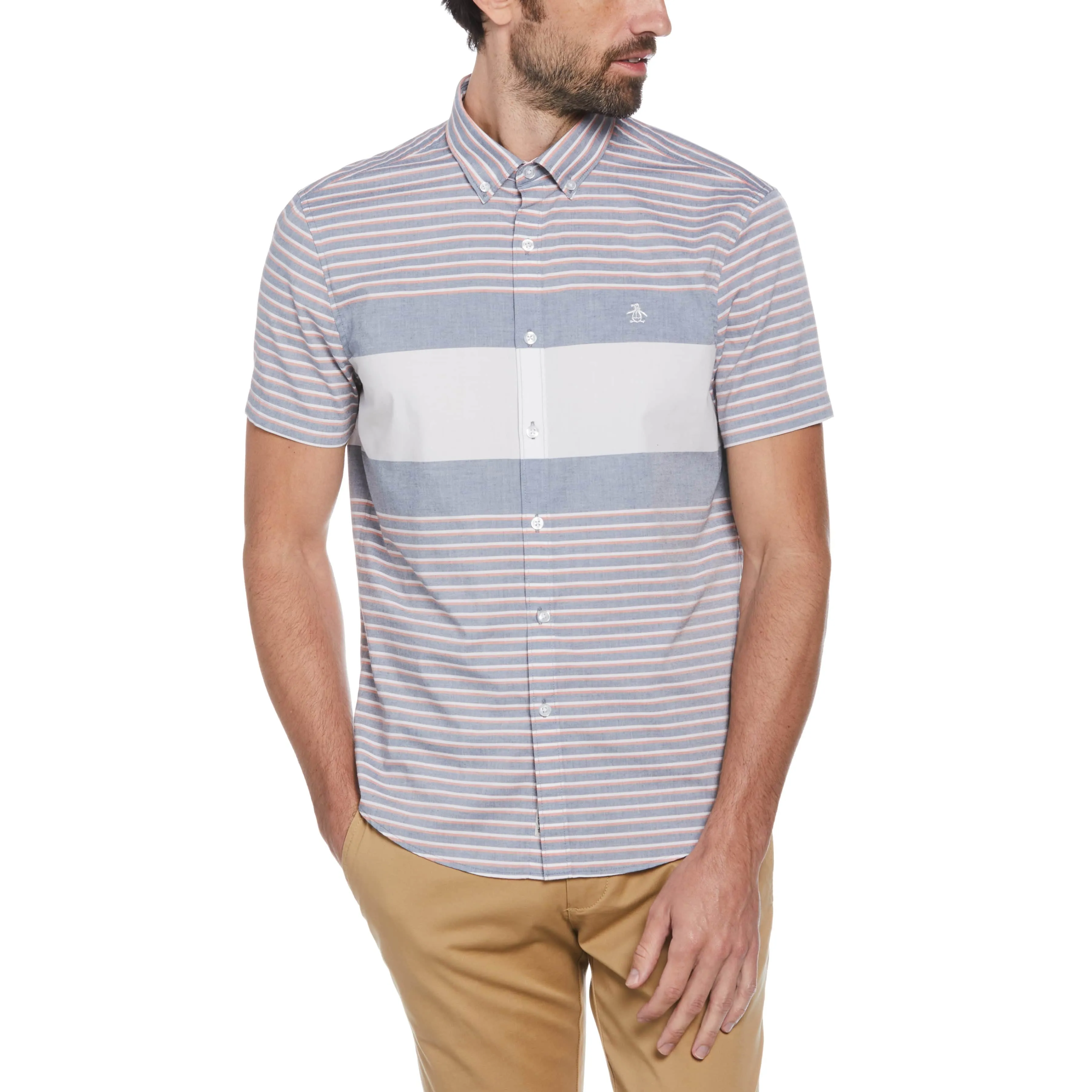 Poplin Striped Shirt sold by Original Penguin