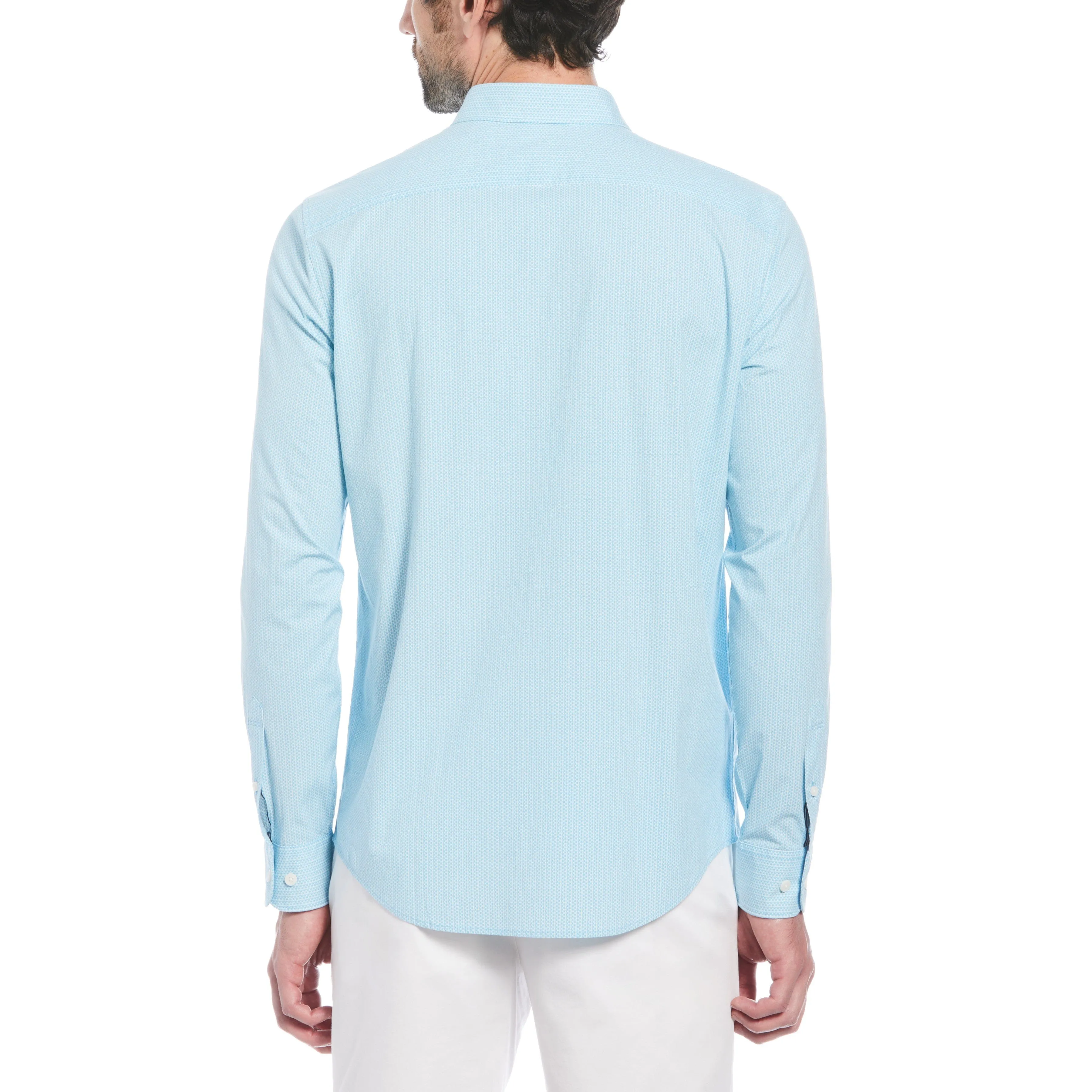 EcoVero Mini Geometric Print Button-Down Shirt sold by Original Penguin product image thumbnail 2