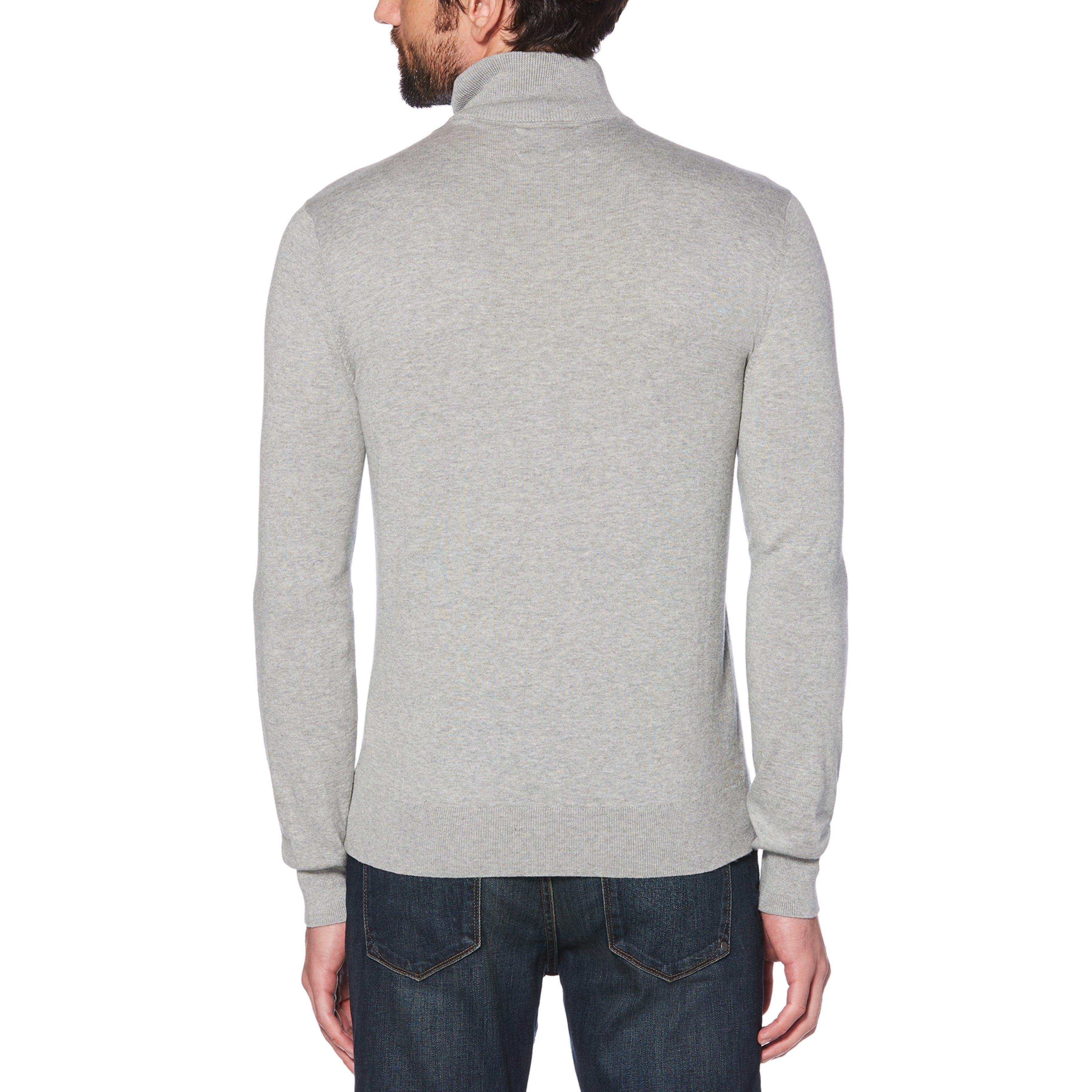Supima Cotton Quarter Zip Sweater sold by Original Penguin product image thumbnail 2