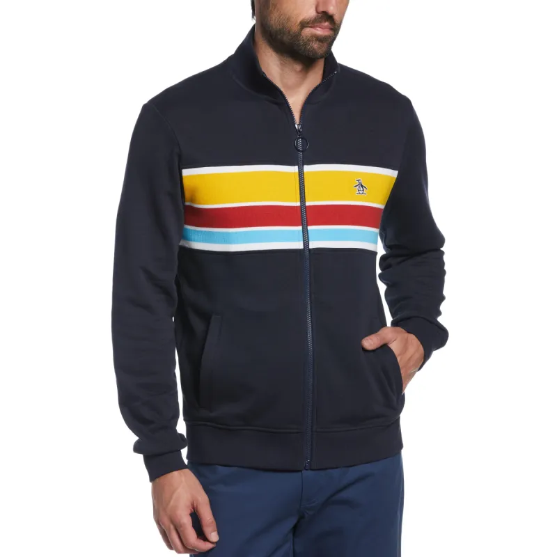 Color Block Stripe Track Jacket sold by Original Penguin