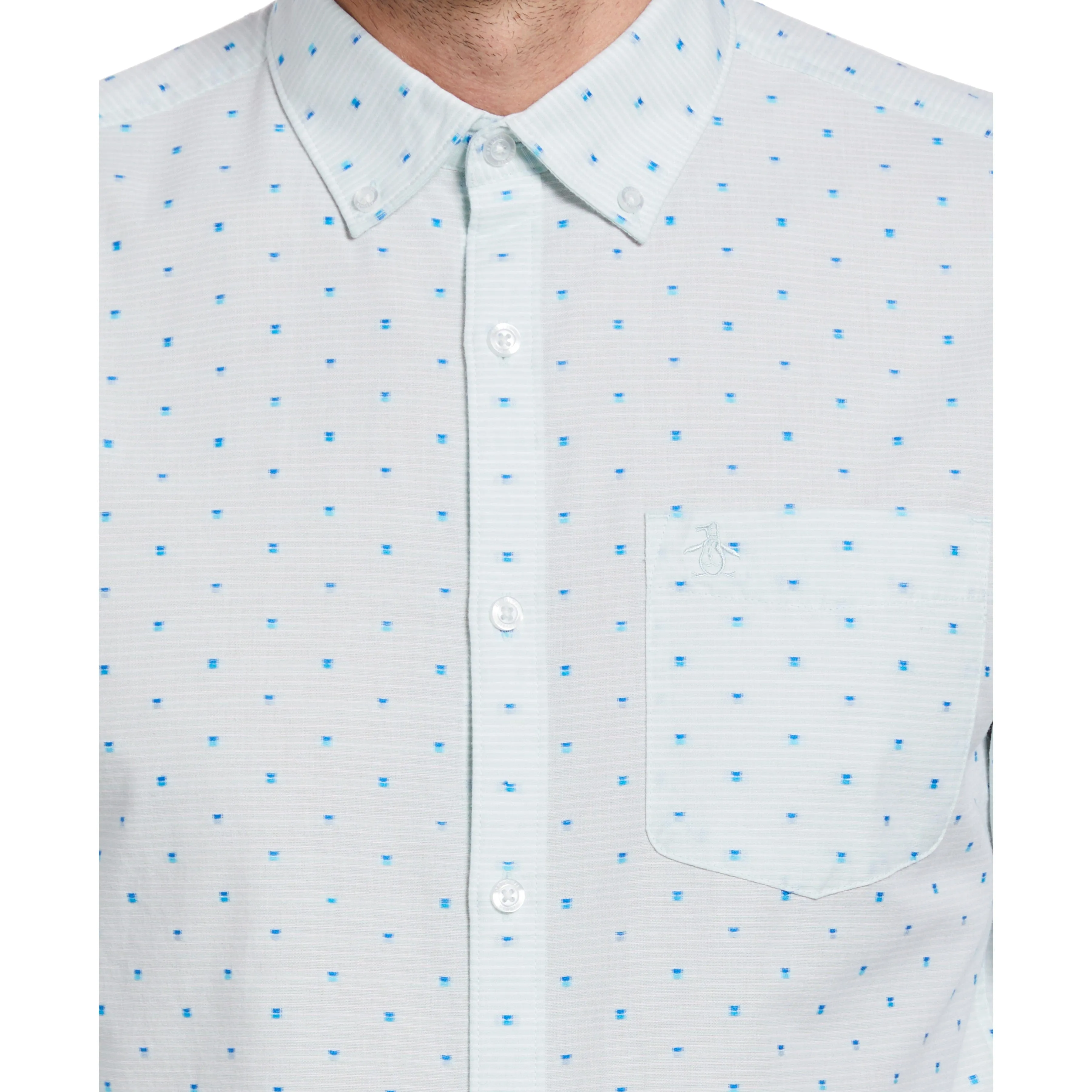 Geometric Print Dobby Shirt sold by Original Penguin product image thumbnail 3