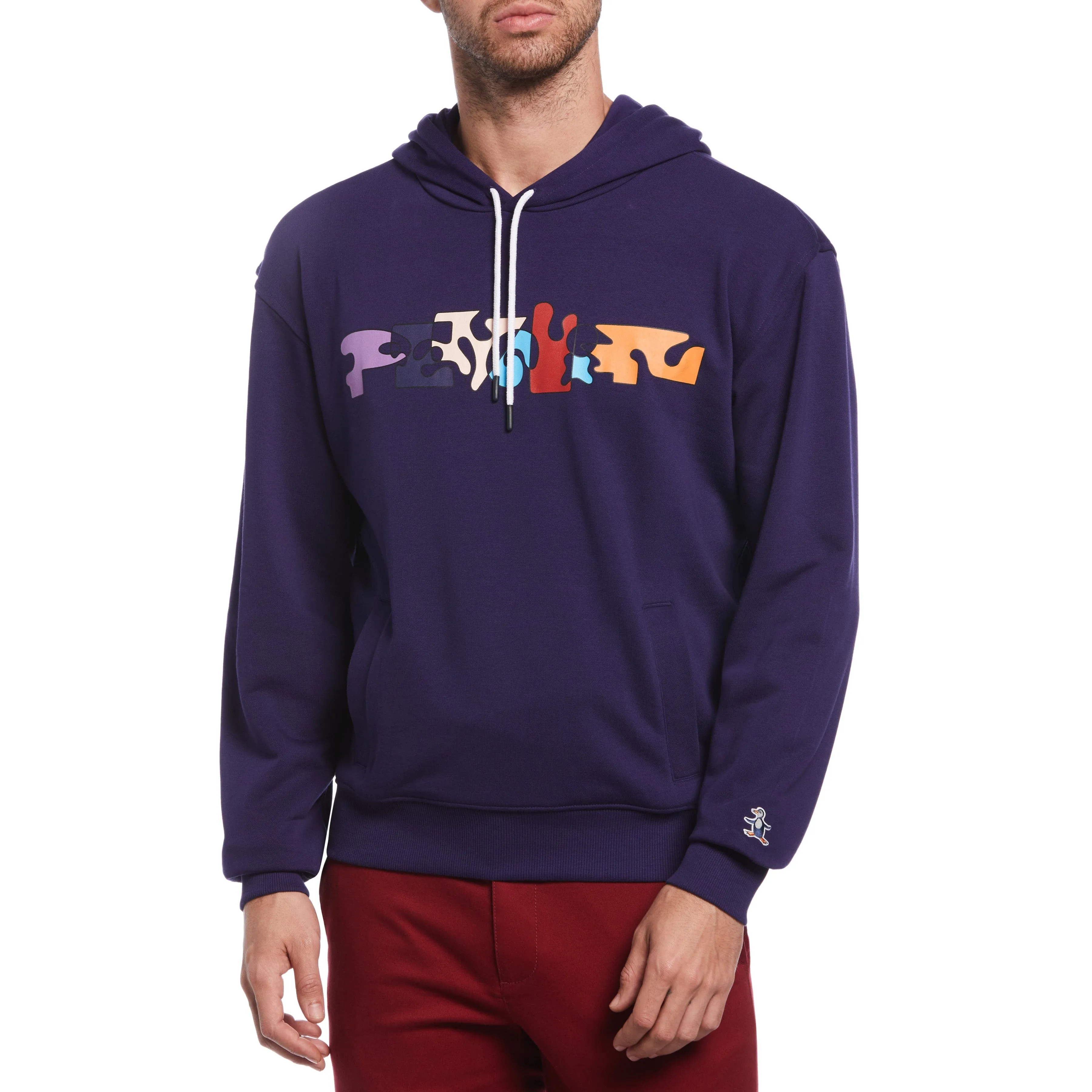 Jethro Haynes Logo Hooded Sweater sold by Original Penguin
