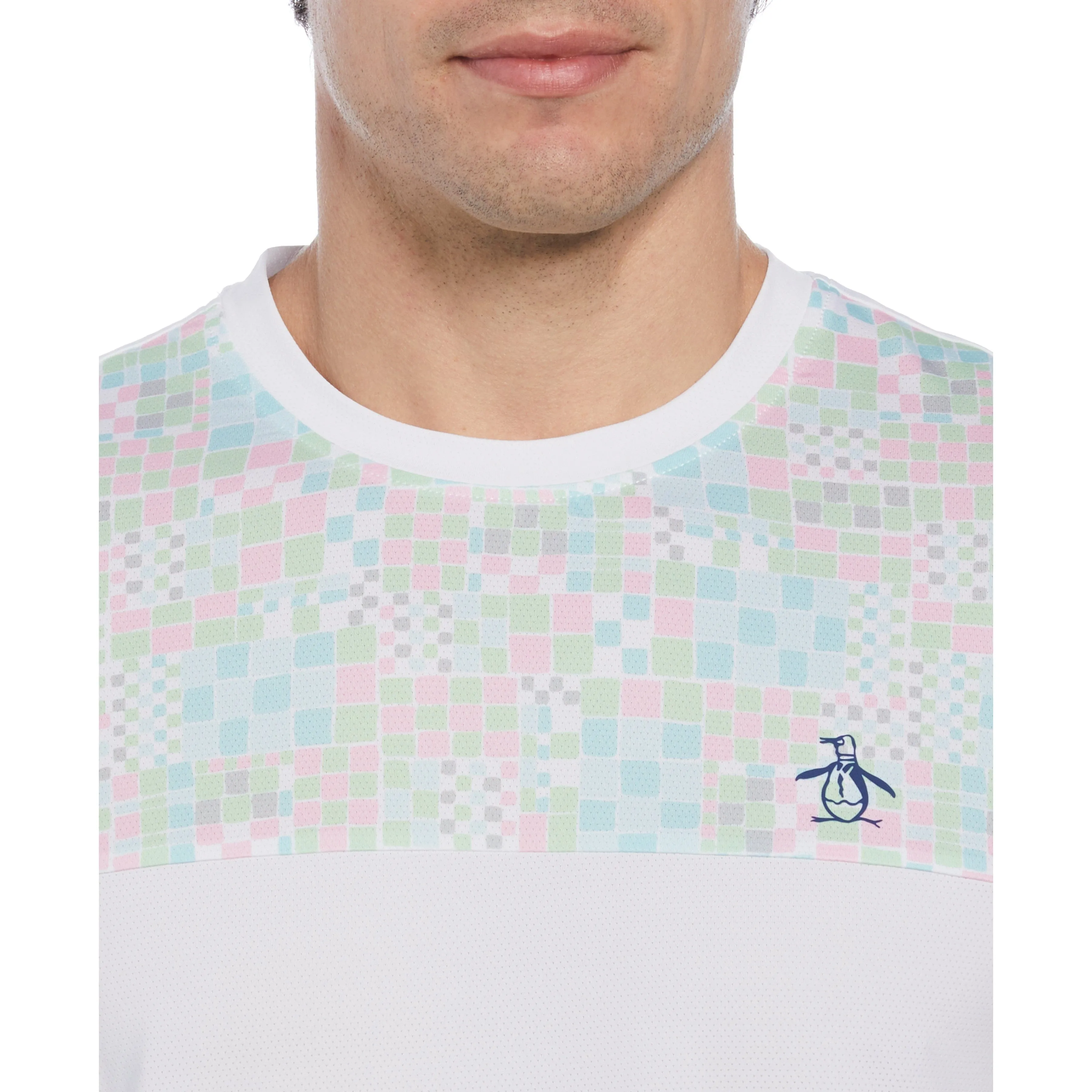 Checkerboard Block Performance Tennis Tee sold by Original Penguin product image thumbnail 3