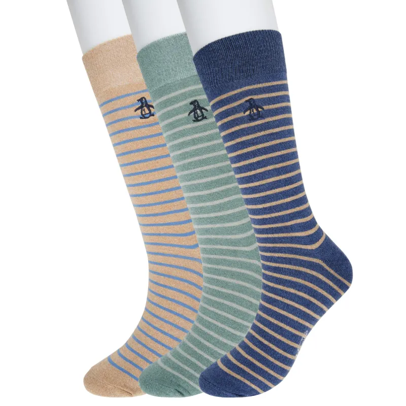 Cecile Stripe 3 Pack Sock sold by Original Penguin
