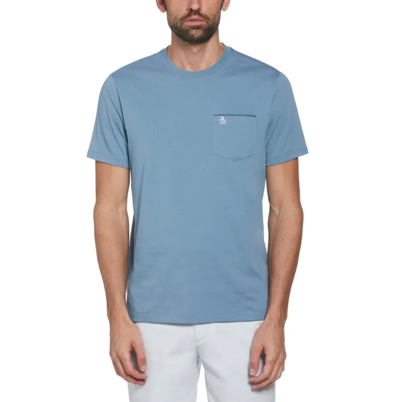 Chambray Trim Pocket Tee sold by Original Penguin