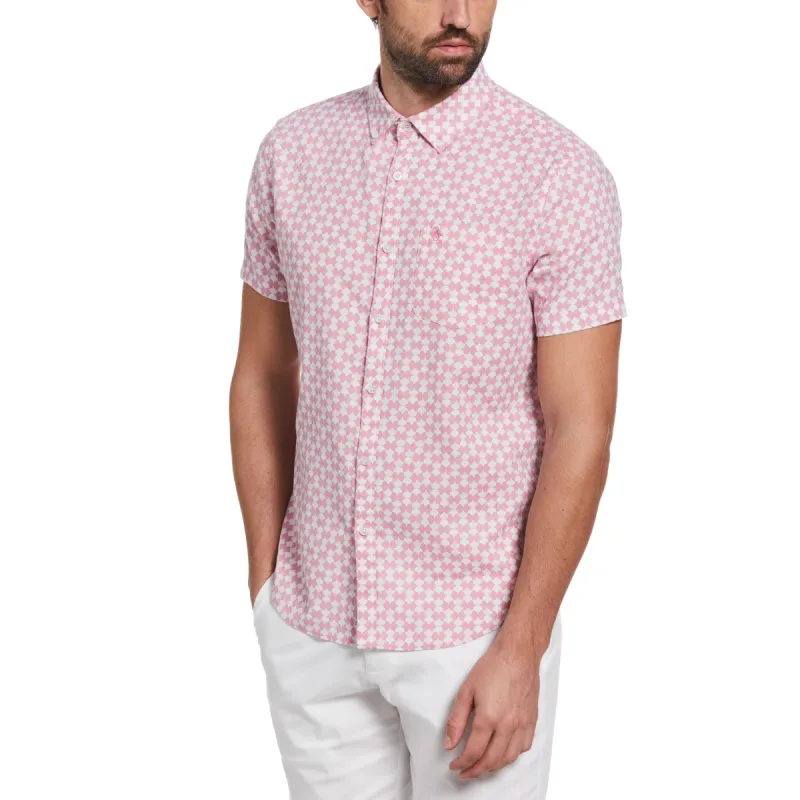 All Over Fan Print Shirt sold by Original Penguin