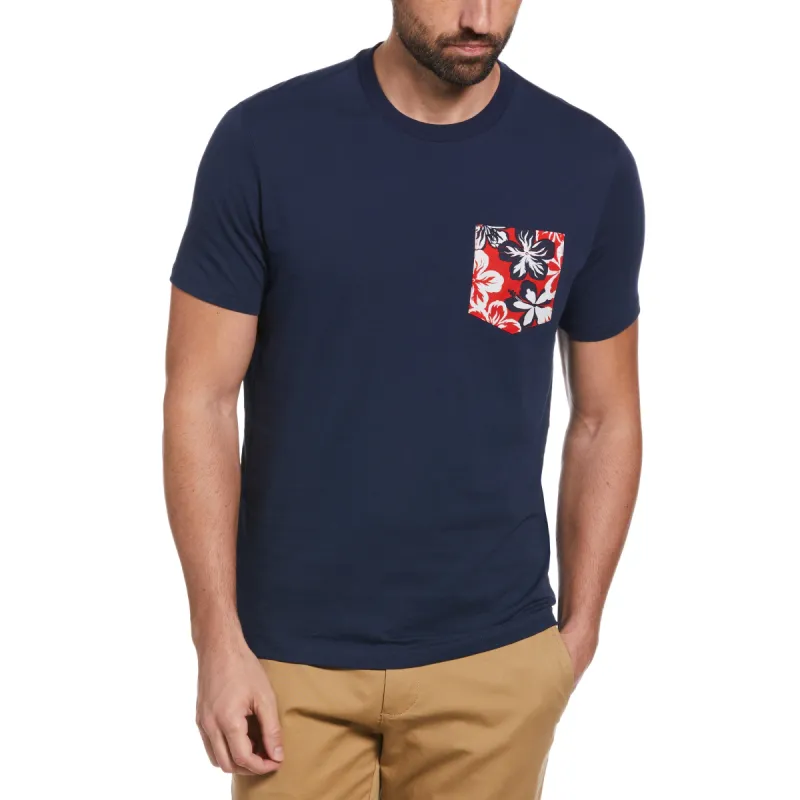 Hibiscus Pocket Tee sold by Original Penguin