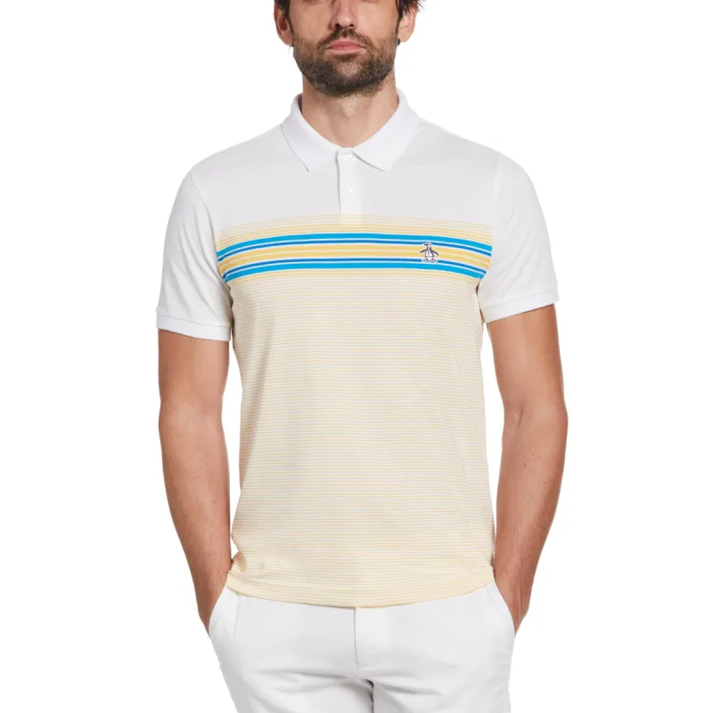 Engineered Stripe Print Polo sold by Original Penguin