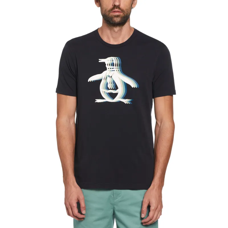 4D Pete Graphic Print Tee sold by Original Penguin