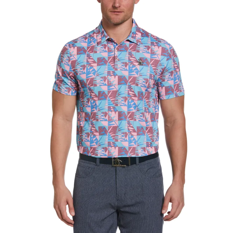 All Over Cubist Floral Print Polo sold by Original Penguin
