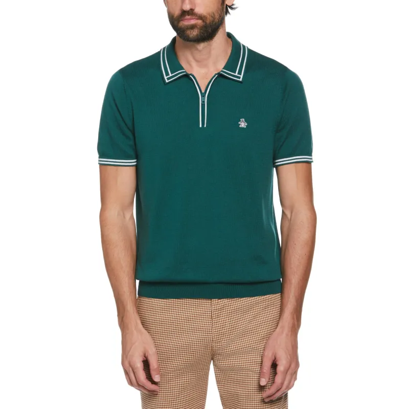 1/4 Zip Sweater Polo sold by Original Penguin