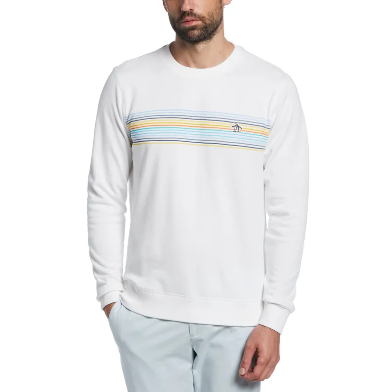 Engineered Chest Stripe Sweatshirt sold by Original Penguin