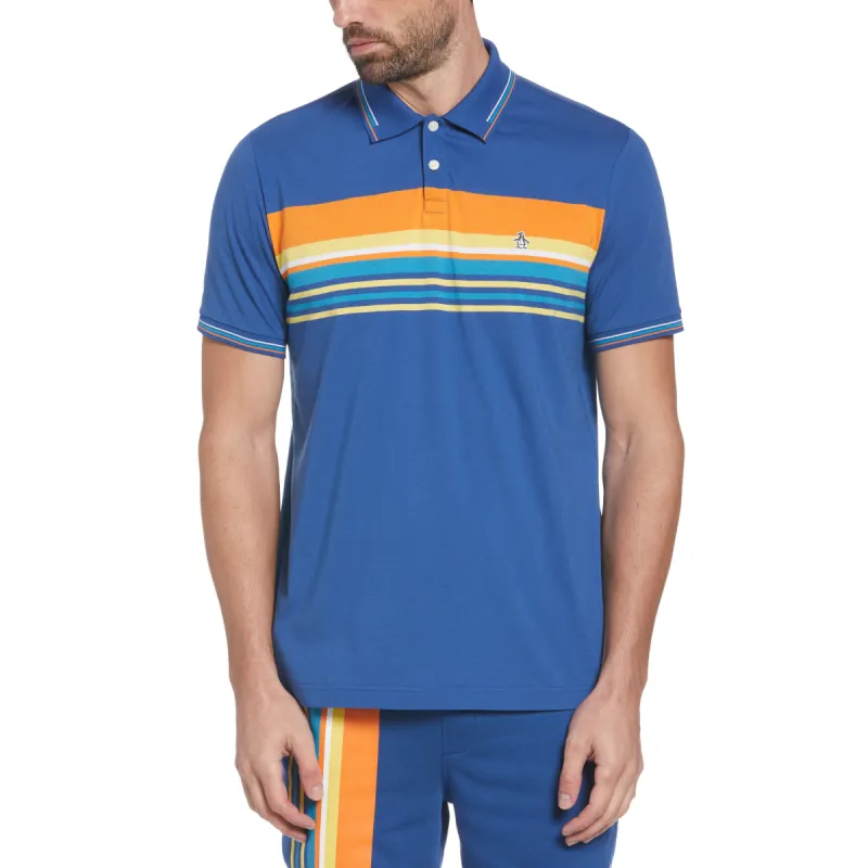 Organic Cotton Engineered Stripe Polo sold by Original Penguin
