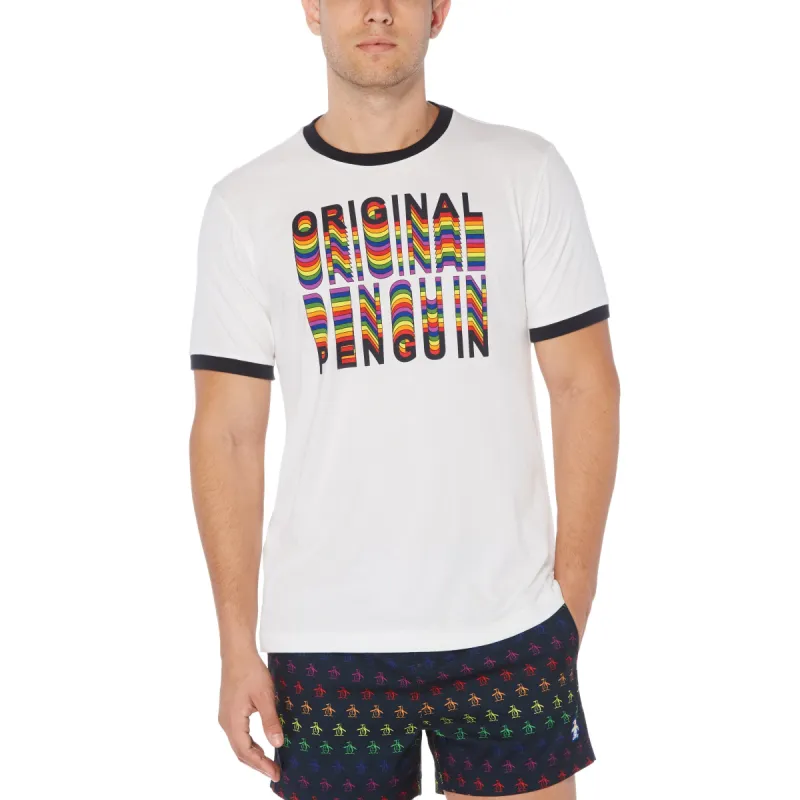 Pride Rainbow Logo Tee sold by Original Penguin