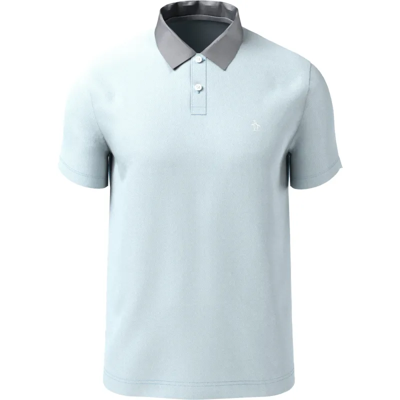 Birdseye Chambray Collar Polo sold by Original Penguin
