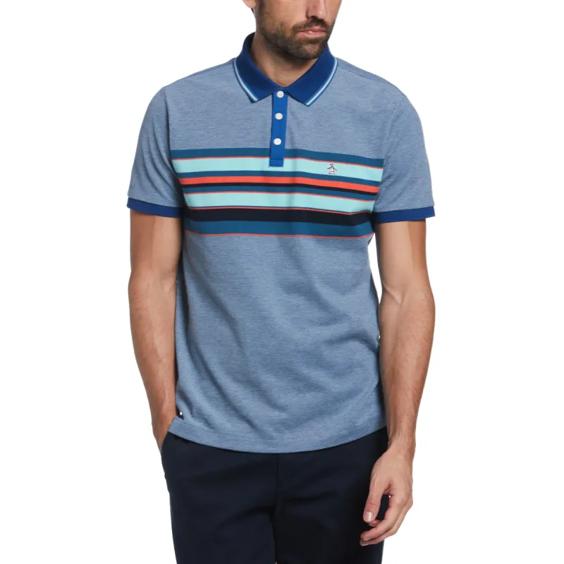 Engineered Stripe Birdseye Pique Polo sold by Original Penguin