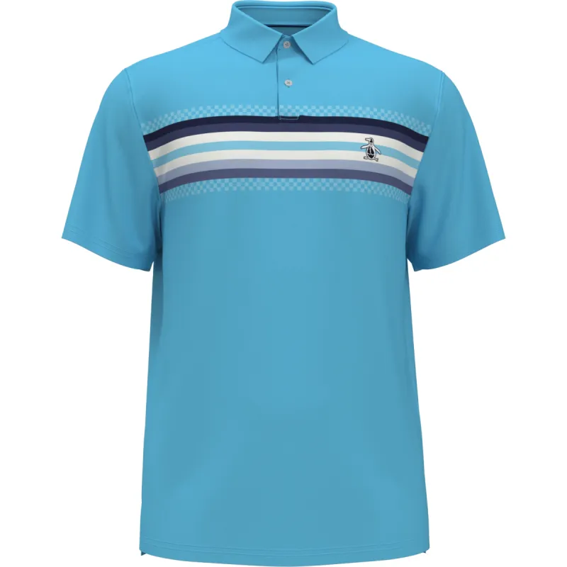 Engineered Coastal Ombre Print Golf Polo sold by Original Penguin
