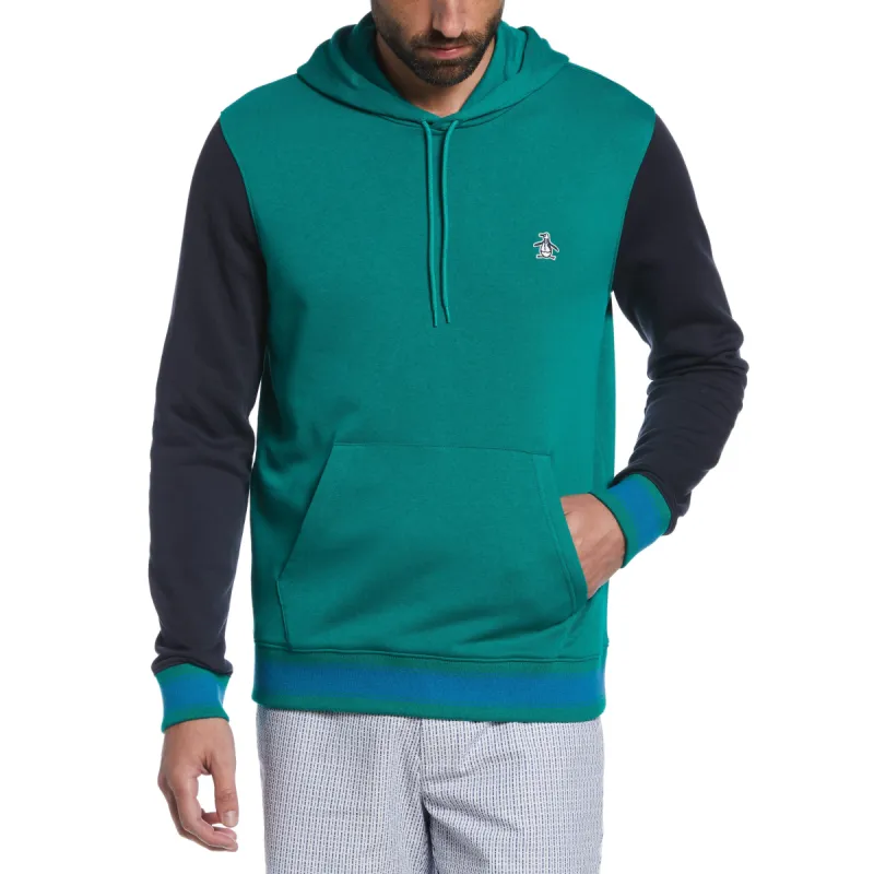 Tipped Color Block Fleece Hoodie sold by Original Penguin