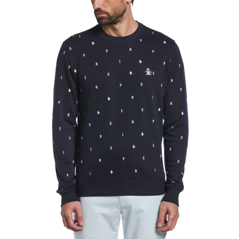【ARIES】Reflective Column Sweatshirt / NAVY Aries Reflective Column Sweatshirt Navy