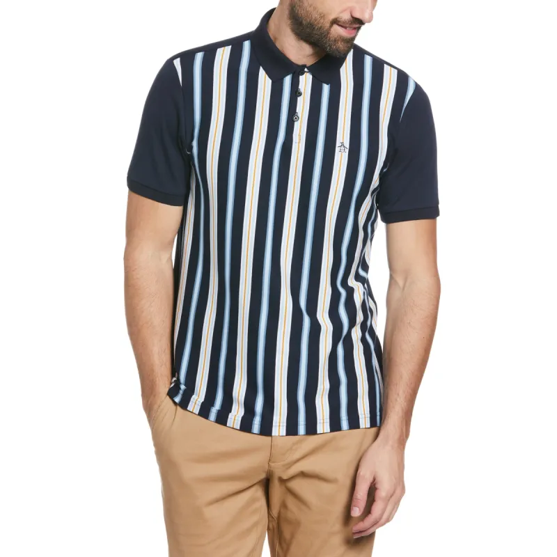 Vertical Stripe Organic Cotton Polo Shirt sold by Original Penguin