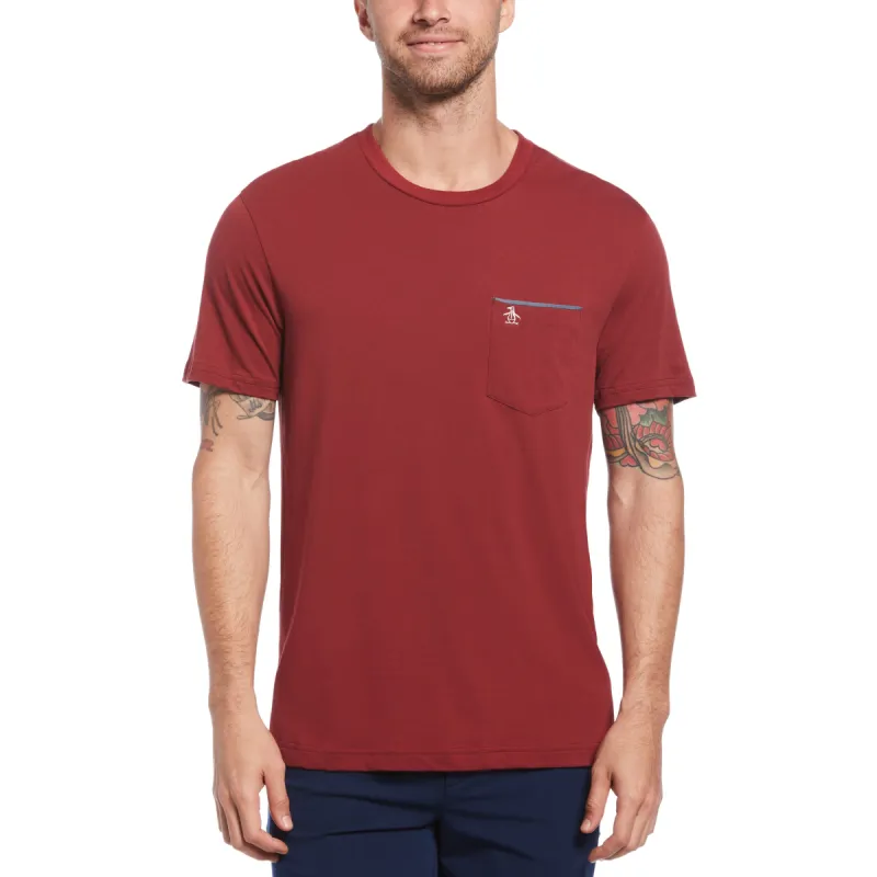 Chambray Trim Pocket Tee sold by Original Penguin