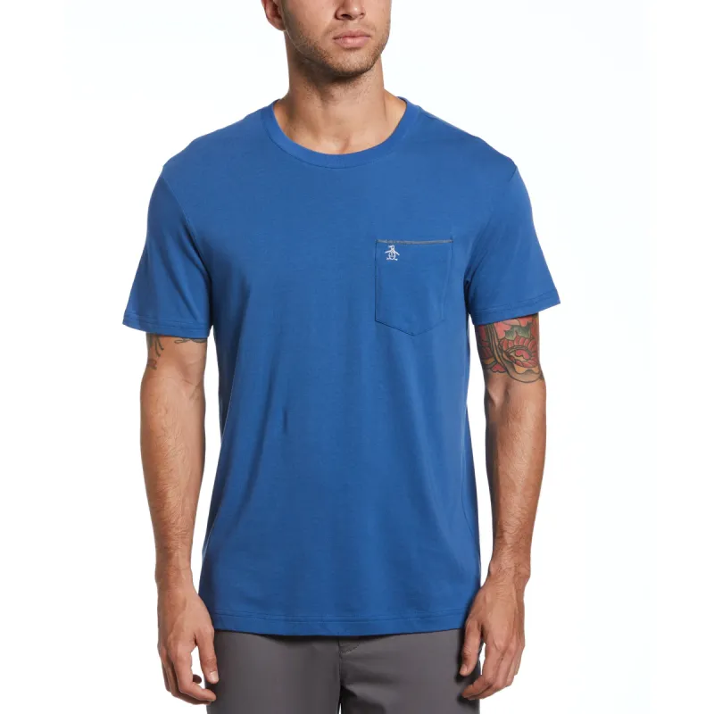 Chambray Trim Pocket Tee sold by Original Penguin