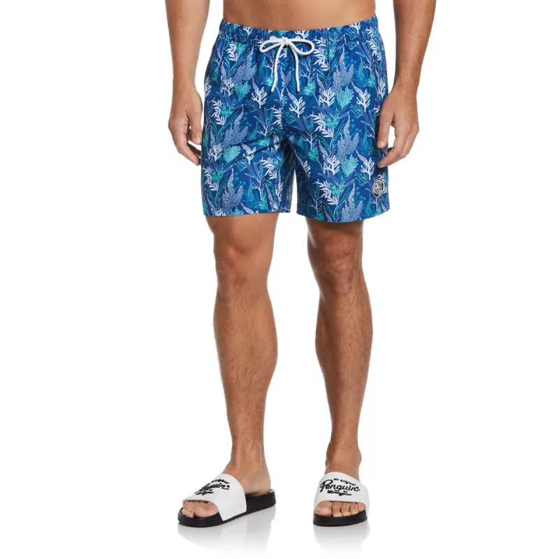Tropical Floral Swim Shorts sold by Original Penguin