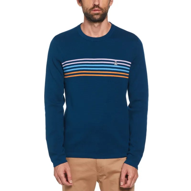 Chest Stripe Sweater sold by Original Penguin