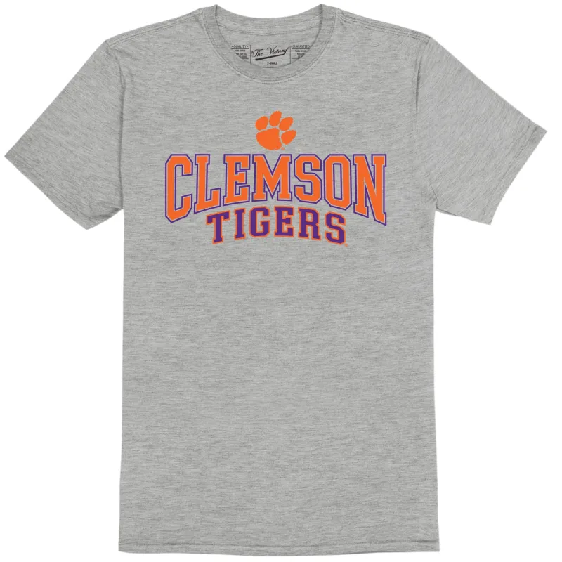 Clemson Tigers Double Arch Paw Tee sold by Original Retro Brand