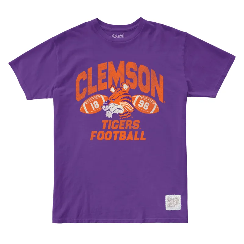 Clemson Tigers Football Vintage Mascot T-Shirt sold by Original Retro Brand