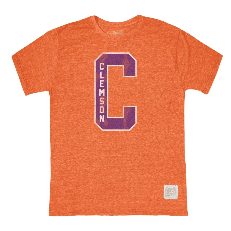 Clemson Tigers Vertical "C" Logo T-Shirt sold by Original Retro Brand
