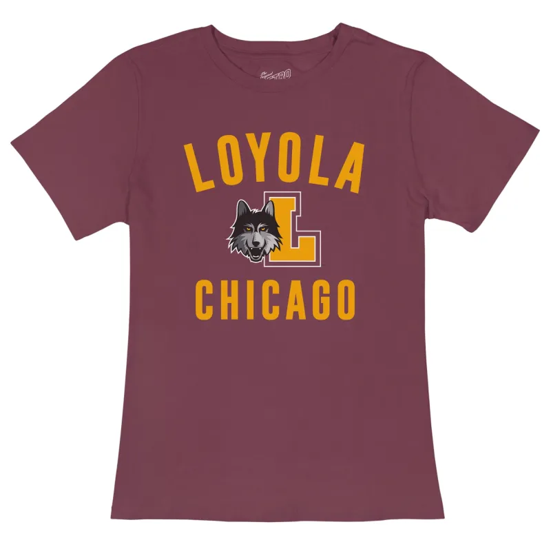 Loyola Ramblers 100% Cotton Women's Tee sold by Original Retro Brand