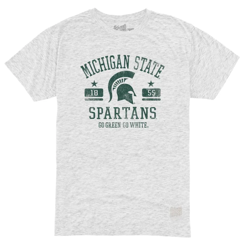 Michigan State Spartan Tri-Blend tee sold by Original Retro Brand