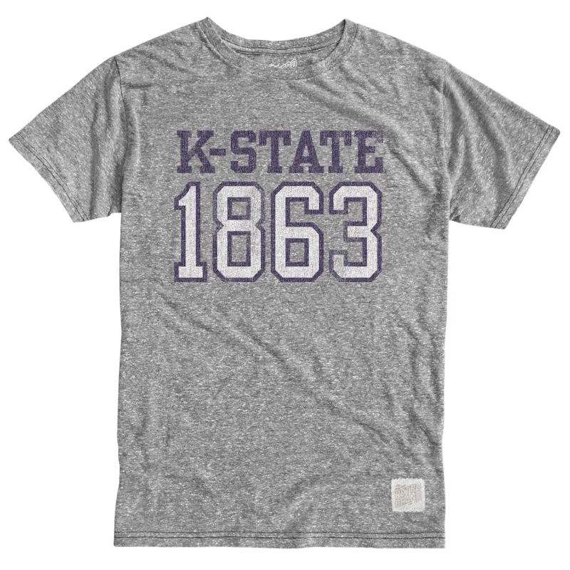 Kansas State Wildcats Tri-Blend Tee sold by Original Retro Brand