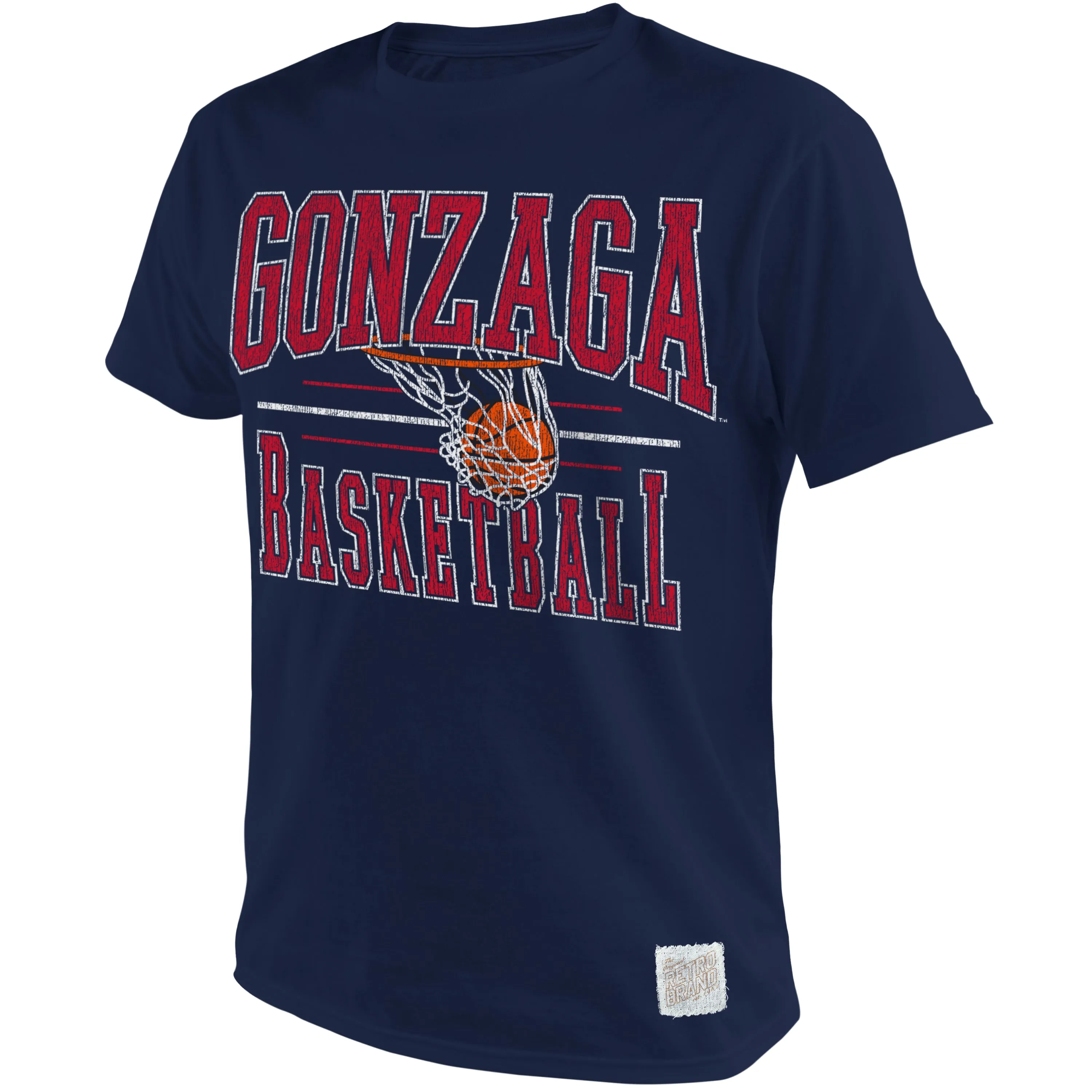 Gonzaga Bulldogs 100% Cotton Tee sold by Original Retro Brand