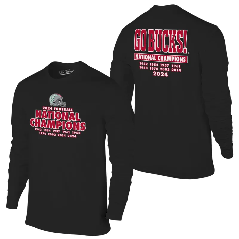 Ohio State National Champions L/S Cotton Tee sold by Original Retro Brand