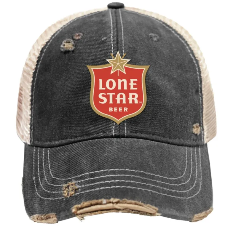 Lone Star Beer Snap Back Trucker Cap sold by Original Retro Brand