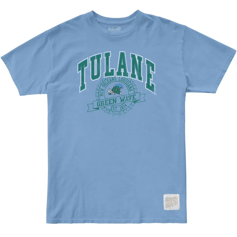 Tulane Green Wave 100% Cotton Tee sold by Original Retro Brand