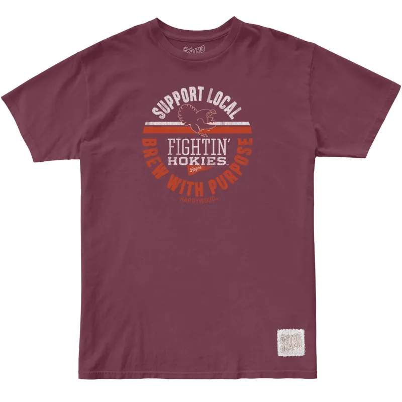 Virginia Tech 100% Cotton Tee sold by Original Retro Brand
