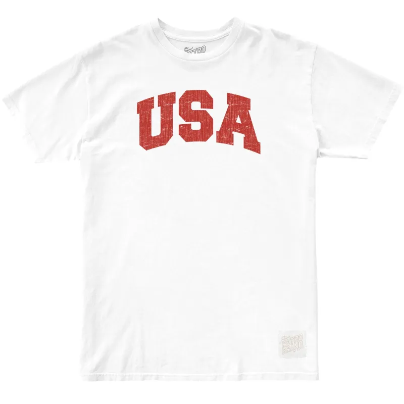 USA 100% Cotton Tee sold by Original Retro Brand
