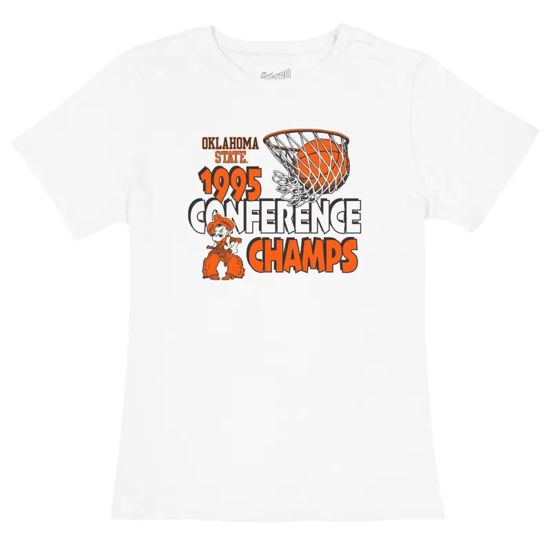 OK State 1995 Conference Champs 100% Cotton Women's Tee sold by Original Retro Brand