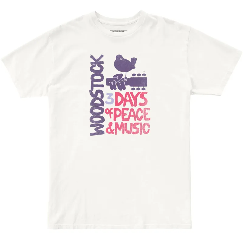 Woodstock 100% Cotton Tee sold by Original Retro Brand