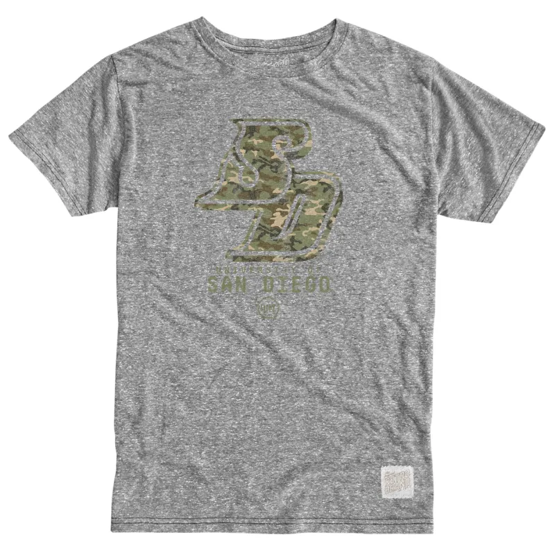 OHT San Diego Toreros Tri-Blend Tee sold by Original Retro Brand