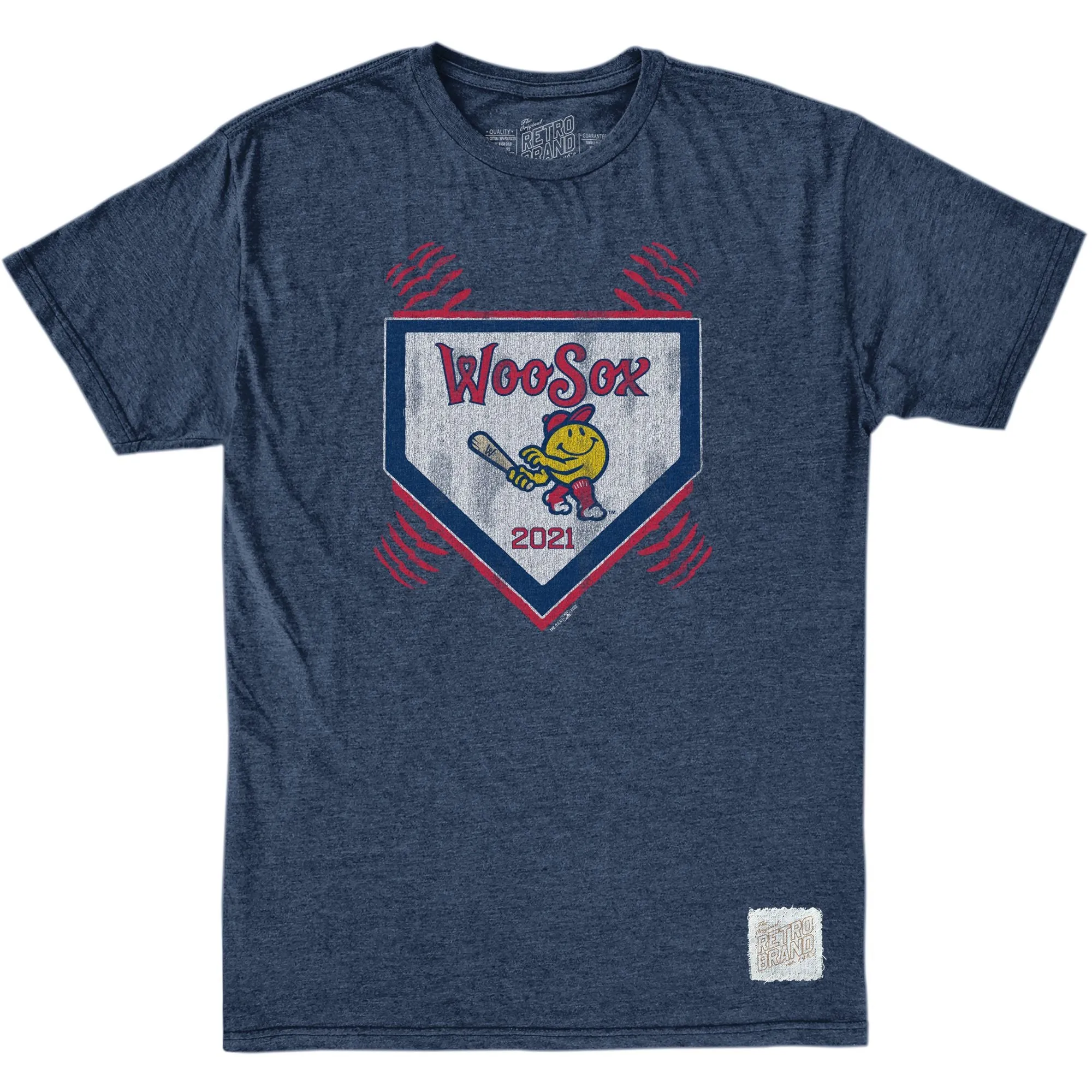 Worcester Red Sox 50/50 Tee sold by Original Retro Brand