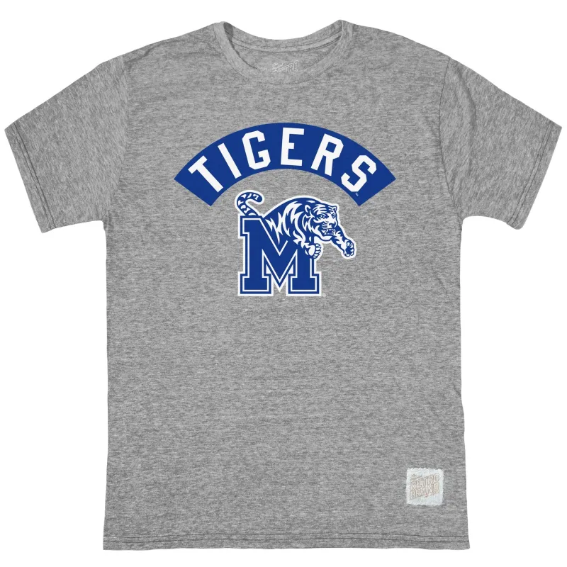 Memphis Tigers Tri-Blend Tee sold by Original Retro Brand