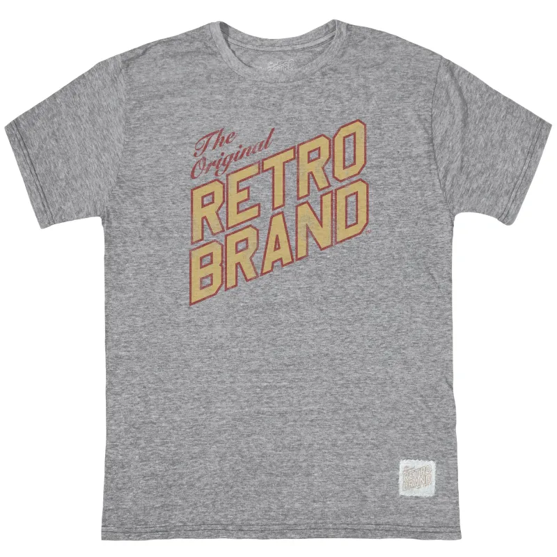 Classic Retro Brand Logo Tri-Blend Tee sold by Original Retro Brand