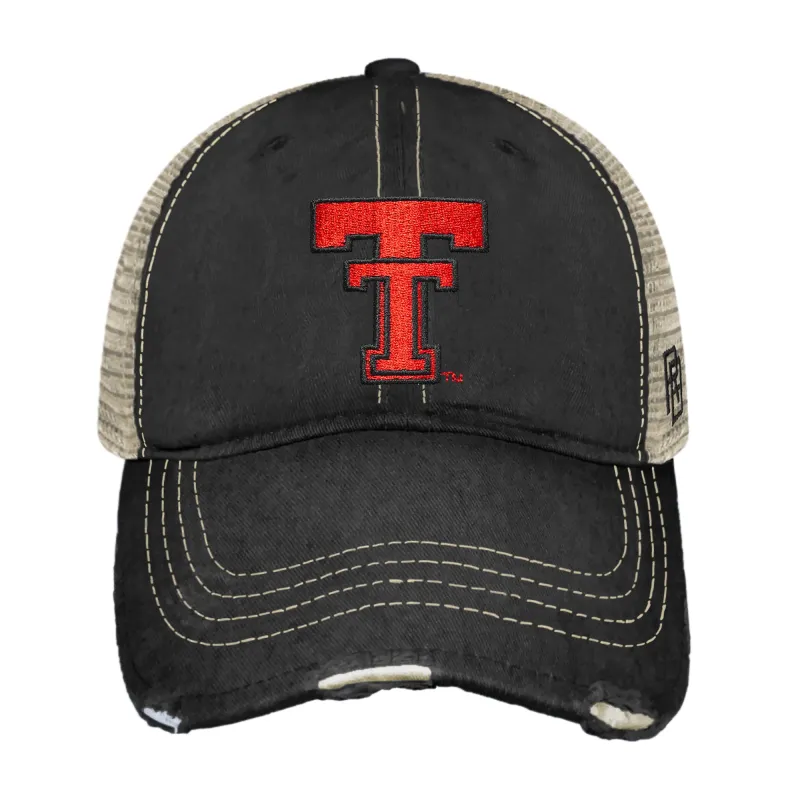 Texas Tech Red Raider Snapback Trucker Cap made by Original Retro Brand