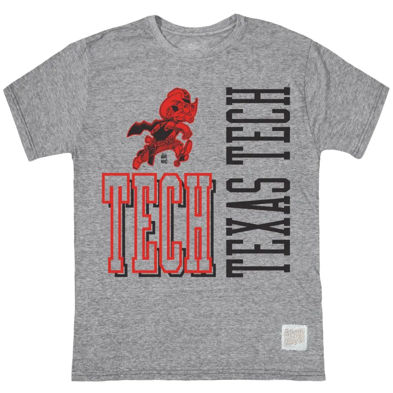 Texas Tech Wreck Tri-blend Tee sold by Original Retro Brand