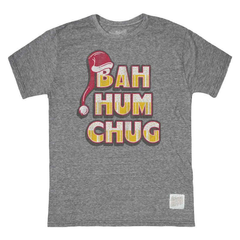 BAH HUM CHUG Tri-Blend Tee sold by Original Retro Brand