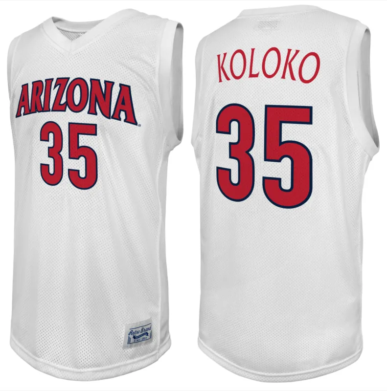 Arizona Wildcats Christian Koloko Screen Print Jersey sold by Original Retro Brand